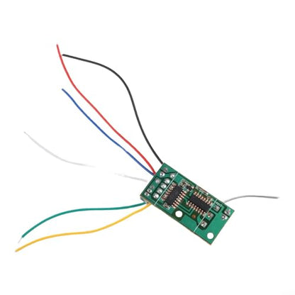 2.4G 4-Way Remote Control Module Set Including Transmitter And Receiver Boards, Wireless Circuit For RC Cars And Boats, Compact Design For DIY Projects Blue(Red)
