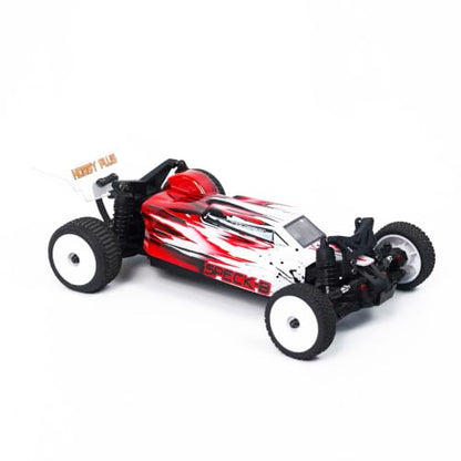 Helidirect RADIANZ Hobby Plus Speck-B Nexo Airbrush Lexan Body Hellrun – Pre-Painted Lightweight Body Shell for HobbyPlus Speck-B RC Car - color: Hellrun