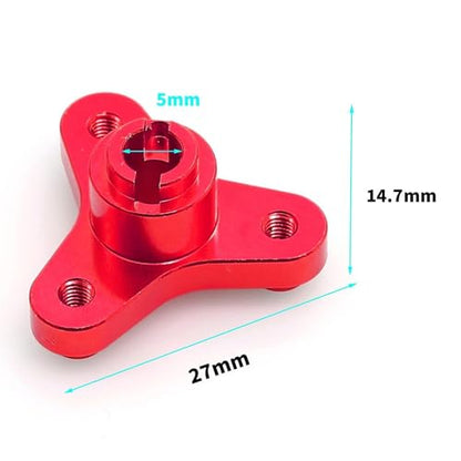 DYNWAVE RC Car Clutch Combination Assembly 1/10 Parts Easy to Use RC Car Replacement Part Clutch Combo for 2WD XL5vxlslipper, Red - color: Red