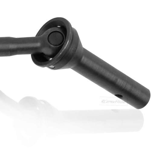 RC Drive Shafts Axles Upgrades Part for 1/8 Kraton 6S BLX,Steel #45 Front & Rear Driveshaft,Center CVD Dogbone,6pcs,Black - color: Black(6pcs)