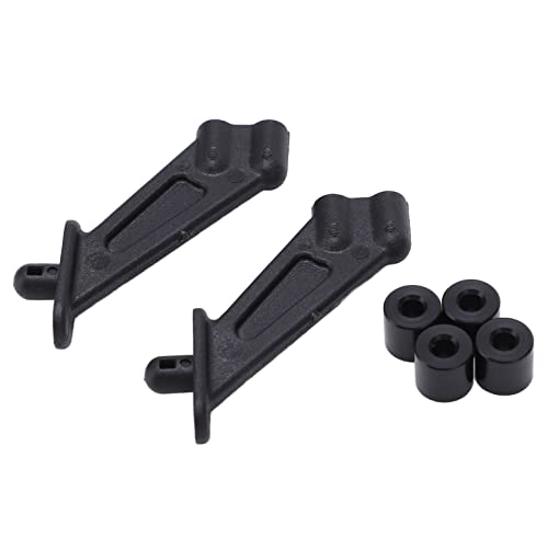 VGEBY RC Car Rear Wing Bracket, High Strength Plastic Replacement RC Wing Mount Holder, 1/10 RC Accessories, Model Car Accessories, DIY RC Projects, Racing Car Upgrades, Black