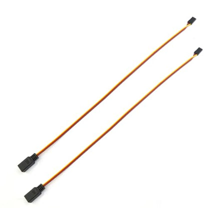 2pcs JR Style Servo Plug Splitter 1 Male to 2/4/5Female Y Harness Leads Y Splitter Cable Lead Wire 350mm for RC Cars Airplane Drone Receiver Servo ESC Cable Servo Fan 2pcs (1 Male to 2Female)