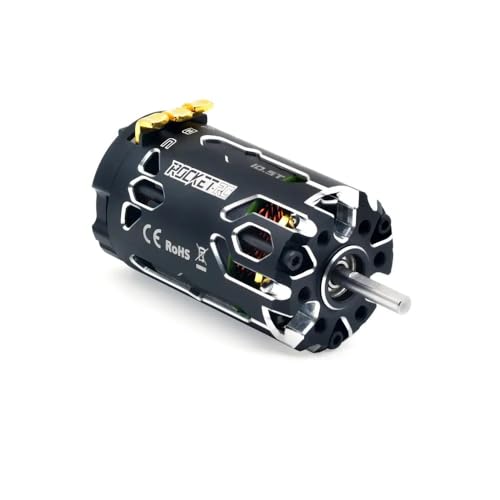 Supersonic 380 10.5T/4000KV Sensored Brushless Motor 2S LiPo Shaft Diameter 3.175mm for 1/12 1/14 RC Racing Car - size: 10.5T