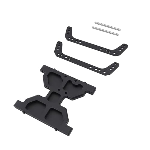 RC Cars Crawler Parts Compatible with Axial for Scx10 for Capra 1.9 for UTB Upgrade Parts Aluminum for Chassis Skid Plate Transmission Plate 1/10 RC Crawler