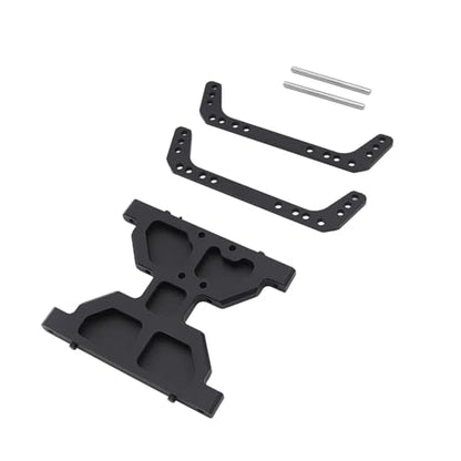 RC Cars Crawler Parts Compatible with Axial for Scx10 for Capra 1.9 for UTB Upgrade Parts Aluminum for Chassis Skid Plate Transmission Plate 1/10 RC Crawler