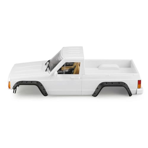 RC Car Hard Body Shell Kit,313mm Wheelbase Cherokee Body Car Shell for 1/10 RC Crawler Axial SCX10 & SCX10 II 90046 90047 TRX4 Kit (White, Pickup A) - color: White, Pickup a