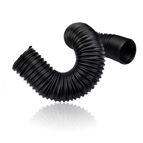 1 PC Car Inlet Cold Air Intake Hose, Flexible Vehicle Feed Pipe Replacement, Universal Stretchable Waterproof Durable Automotive Tube Accessories for Truck SUV Car (Black #63MM) - color: Black #63MM