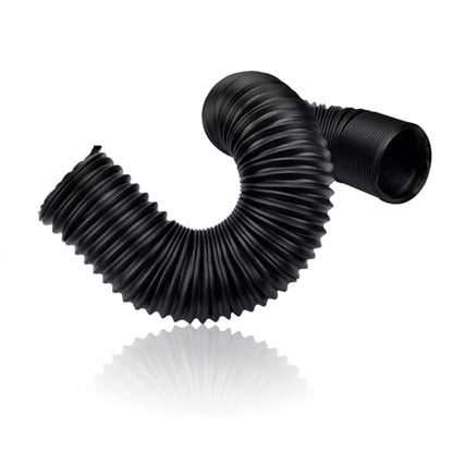 1 PC Car Inlet Cold Air Intake Hose, Flexible Vehicle Feed Pipe Replacement, Universal Stretchable Waterproof Durable Automotive Tube Accessories for Truck SUV Car (Black #63MM) - color: Black #63MM
