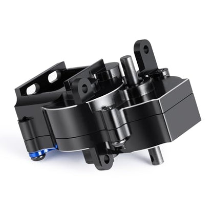 Aluminum Transmission Case Gearbox with Steel Gear for TRX4M 1/18th RC Crawler Car Upgrade Parts Accessories