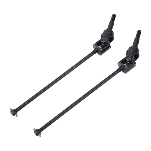 Naroote 1 Pair Steel RC Car CVD Drive Shaft, Wheel Stub Axle, Front Dogbones Adapter with Precise Fit, Ideal for FS 1/10 RC Buggies