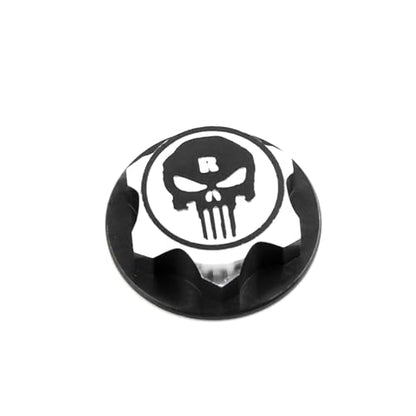 GoolRC 4PCS 17mm Wheel Nuts Dustproof Non-Slip Wheel Nuts Set Remote Control Car Metal Mount Nuts Replacement for Traxxas X-Maxx Summit 1/8 Buggy Truck Accessories - color: Black
