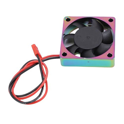 RC Motor ESC Cooling Fan Aluminum Alloy Metal 14000RPM 4010 RC Motor Heatsink Cooling Fan for Replacement High Performance Heat Dissipation Solution for RC Motors and