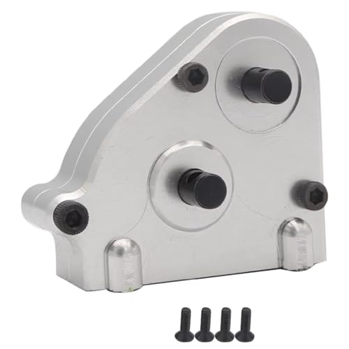 RC car Components Compatible with MN128 MN86 MN86S MN86K MN86KS G500 1/12 RC Crawler Upgrade Parts Metal Transmission Gearbox Transfer Case(Silver) - color: Silver