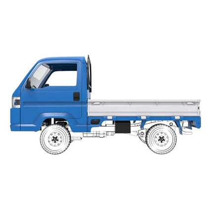 RC Car Accessories Compatible with WPL D12 WL01 for LDRC LD1297 1/12 1/16 RC Car Upgrade Parts Spare Replacement Accessories Acty Truck Body Shell(Blue) - size: Blue