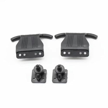 Compatible with Wltoys 284161 1/28 RC Car Upgrade Spare Parts Accessories 2 Set Front Bumper and Body Mount Post RC Car Bumper