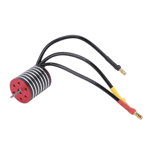 7200Kv Sensored Brushless Motor Combo | 35A ESC High for 1/18 1/16 1/14 RC Racing Car CNC Aluminum (6300KV) - size: 6300KV