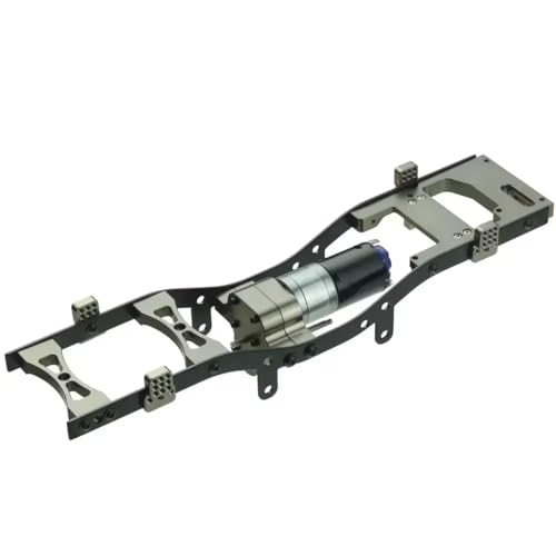 RC Car Chassis Frame for WPL C14 C24 1/16 Metal Body Wheelbase Assemble Shell Frame for Chassis Kit RC Car Truck Upgrade Parts(Gray) - color: Gray