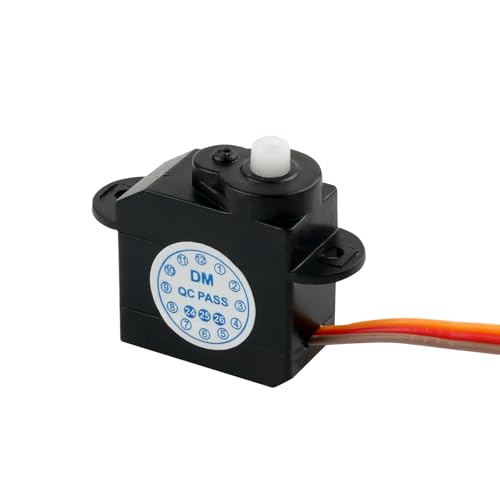 Micro 2.1g Servo DM-S0020 Super Mini Digital Servo 2g Ultra-Lightweight Coreless Servo for RC Hobby Helicopter (Pack of 4)
