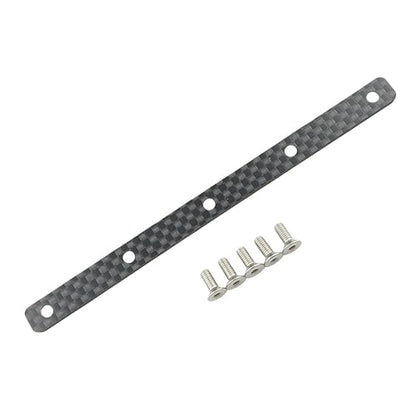Carbon Fiber Chassis Reinforcement Plate for Tamiya TT-02 1/10 RC Car | Upgrade Parts,High Rigidity,Lightweight Design,Precision Fit,High Strength,Improved Stability,Easy Installation