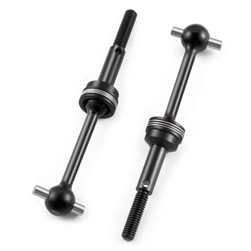 2pcs Steel Universal RC Car Front Rear CVD Drive Shaft Dogbone Joint Compatible with Tamiya TT01 TT01E 1/10 RC Drift Car Upgrade Parts
