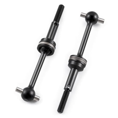 2pcs Steel Universal RC Car Front Rear CVD Drive Shaft Dogbone Joint Compatible with Tamiya TT01 TT01E 1/10 RC Drift Car Upgrade Parts