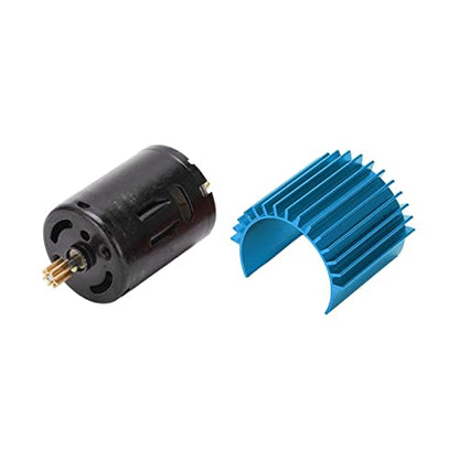 370 Metal Gear Brushed Motor High Speed for WPL RC Car Upgrade Parts (Blue) - color: Blue