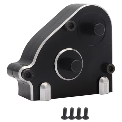 RC Accessories Compatible with MN for MN128 MN86 MN86S MN86K MN86KS G500 1/12 RC Crawler Car Upgrade Parts Metal Gearbox Transfer Case(Black) - color: Black