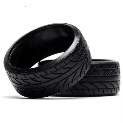 RC Tyre Tires for HSP for Traxxas for RedCat for Sakura for Tamiya for HPI 1/10 rc Car Part 4Pcs 63mm Hard Pattern Plastic Drift Tyres Tires