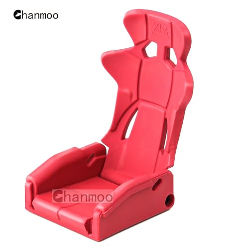 1/10 RC Crawler Car Toy Seats Simulation Plastic Chair Accessories for 1:10 Scale RC Rock Crawler Buggy Truck Car Traxxas TRX4 Axial SCX10 II 90046 RC4WD D90 D110 TF2 Tamiya Gen8 2Pcs (Red A) - color: Red a