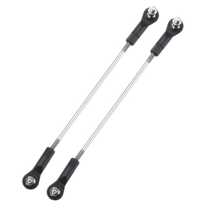 MECCANIXITY 2Pcs Adjustable Turnbuckles Camber Link, 129-139mm Turnbuckle Rod Steering Servo Linkage with M3 Ball Head Rod Ends for RC Car Replace Parts - size: 129-139mm