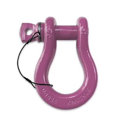 B'oh Spin Pin 3/4” Recovery Shackle | 10,000 lbs Capacity - High-Strength Carbon Steel with 7/8" Pin Recovery Gear Towing Accessories - Pin Style : Screw, Pretty Pink - color: Pretty Pink