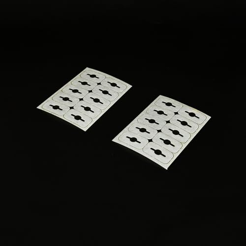 20PCS RC Plane Hinge Folding Leaf Paper Hinges Model Aileron Tail Wing Connector for RC Airplane Aircraft Helicopter DIY Model Plane Fix Wing Parts (12x20mm Rectangle) - style: 12x20mm Rectangle