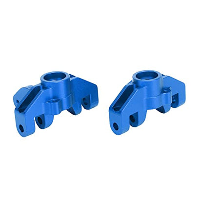 RC Steering Cup, 2pcs Aluminum Alloy Steering Cup Knuckle Upgrade Accessories for LOSI Hammer Rey U4 Rock Racer 1/10 RC Car (Dark Blue - color: Dark Blue