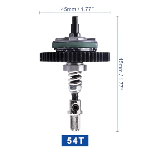 Complete Slipper Clutch Assembly Metal Differential Gear for Traxxas 1/10 Scale Rustler 4X4 Stampede 4X4, Replaces 6878