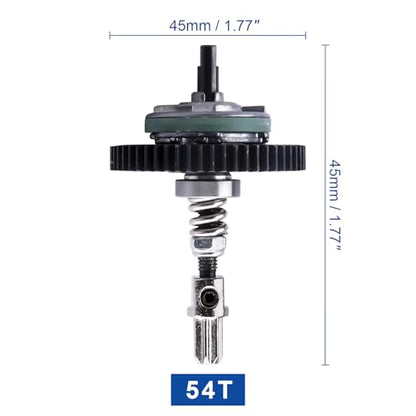Complete Slipper Clutch Assembly Metal Differential Gear for Traxxas 1/10 Scale Rustler 4X4 Stampede 4X4, Replaces 6878