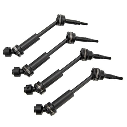 MEUS RACING Steel Front Rear Drive Shaft CVD Driveshaft Kit ONLY for Traxxas New Slash/Hoss/Jato/Rustler/Stampede 4X4 with 9080 Extreme Heavy Duty Upgrade Kit (for New 4x4) - color: For New 4x4