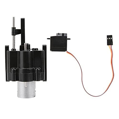 WPL Motor Upgrade Kit with 2-Speed Gearbox & High-Torque Servo ABS Transmission System for 1/16 Scale RC Cars Compatible with WPL C14 C24 C34 Models, Heavy Duty Replacement Parts