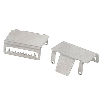 MEUS RACING Stainless Steel Skid Plate Chassis Armor Kit for AXIAL 1/18 UTB18 Capra Crawler Car Upgrades Parts