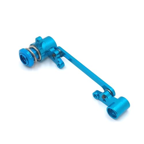 for Wltoys for 124016 124017 124018 124019 1/12 144001 144002 1/14 RC Car Upgrade Parts Metal Steering Group Assembly Set RC Car Repair Kit(Blue) - color: Blue