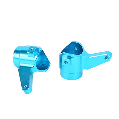 RC Steering Cup Kit High Performance Aluminum Alloy Steering Knuckle Hub Carrier for HSP Unlimited 94762 1/8 RC Car Blue 4PCS Set