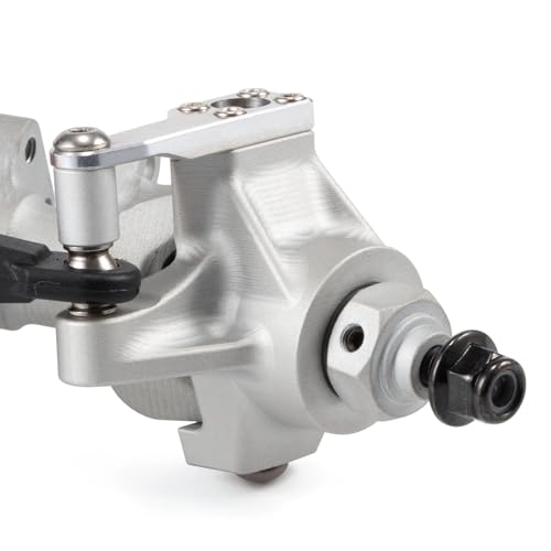 Aluminum Steering Knuckles Black Clear Anodized for Axial SCX10 II AR44 Vanquish HD44 D44 VS4-10 Rockjock F9 F10T Straight Axle (Clear) - color: Clear