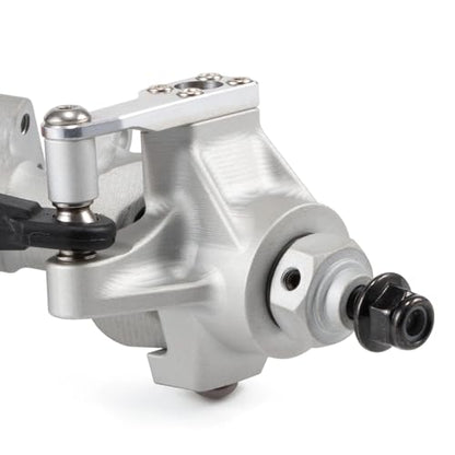 Aluminum SCX10 II Steering Knuckles Set with Kingpin Shoulder Screws, Clear | Works with Axial AR44 Vanquish HD44 D44 VS4-10 Rockjock F9 F10T Straight Axles - color: Clear