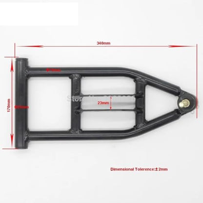 Front Suspension Swing Arm Upper Lower A Arm 1 Set 340mm Compatible With 50cc 90cc 110cc 125cc ATV 4 Wheels Quad Bike Buggy Go Kart