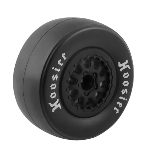 1/10 Racing Short Course Truck Slick Tires for Slash Senton LOSI | 12mm Hex Wheels and Tires, Rubber RC Truck Tires, 1/10 RC Truck Upgrade Parts