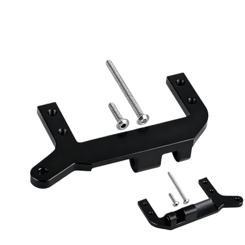 RC TRX4 Servo on Axle Mount,TRX4 SOA Mount 4-Link Suspension, Compatible with TRX4 1/10 RC Crawler Upgrades (Black) - color: Black