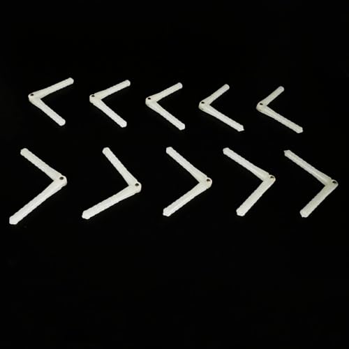 10PCS RC Airplane Plastic Pin Hinge for RC Plane Helicopter Aircraft DIY Model Plane Fix Wing Parts (4.5x67mm) - style: 4.5x67mm