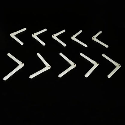 10PCS RC Airplane Plastic Pin Hinge for RC Plane Helicopter Aircraft DIY Model Plane Fix Wing Parts (4.5x67mm) - style: 4.5x67mm