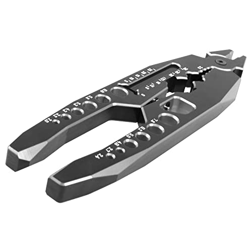 RC Shock Absorber Pliers RC Multifunction Pliers RC Rod Ends Disassemble Tools & Small Cross Socket Spanner Compatible with Traxxas Arrma Axial Losi Redcat HSP 1/8 1/10 RC Car Truck (Black) - color: Black