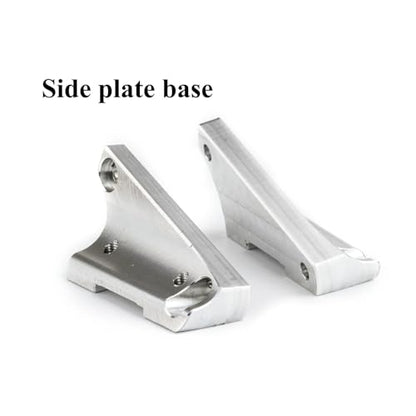 1/10 RC Chassis Kit,RC Performance Carbon LCG Chassis Kit with Brace Rock Sliders Delrin Skid Plate for 1/10 RC Crawler Comp Rigs SCX10 Capra (Chassis kit A) - style: Chassis kit A