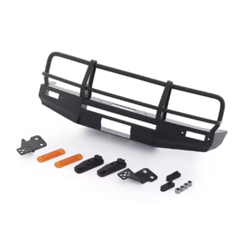 1/10 Scale ARB Bull Bars Metal Tube Front Winch Bar Bumper for RC Crawler RUN80 Chassis LC80 Body SCX10 TRX4 Upgrade Parts (A) - color: A